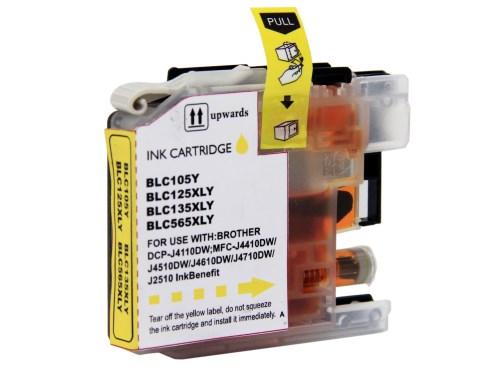 Brother LC105Y High Yield Yellow Inkjet Cartridge
